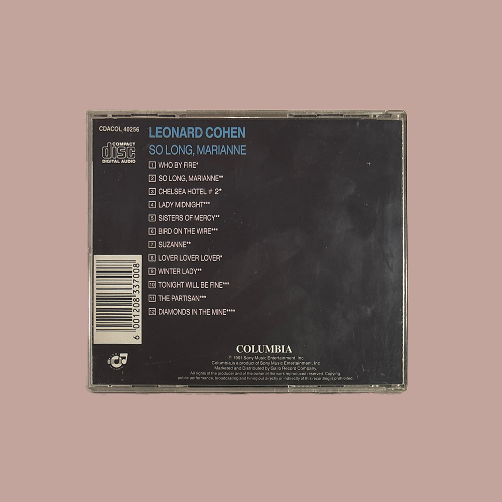Leonard Cohen - So Long, Marianne
